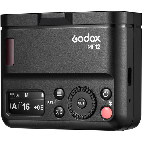 Godox MF12 12W Compact Macro Flash with built-in lithium battery